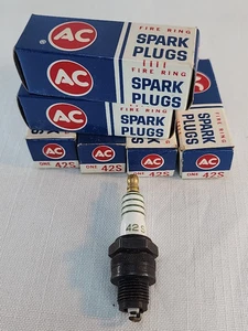 AC Delco 42S Fire Ring Spark Plug Lot Qty 6 GM General Motors NOS - Picture 1 of 3