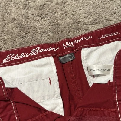 Pantalones Cortos Eddie Bauer Legend Lavado Elastizados Ligeramente Curvilíneos Talla 10 Foto 1 de 3