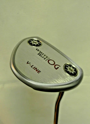 MINT 9.5 ODYSSEY WHIITE HOT OG V LINE PUTTER 34.50 STROKE LAB SUPERSTROKE W HC - Image 1 of 4