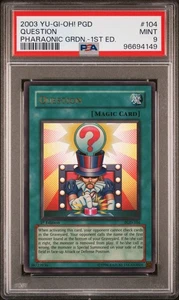 Yu-Gi-Oh! - Pharaonic Guardian Question 2003 PGD-104 1st Edition PSA 9 - Picture 1 of 2