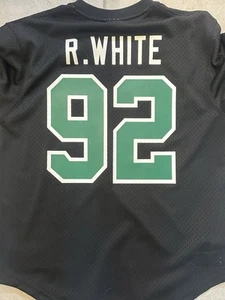 Men's Mitchell & Ness Reggie White Black Philadelphia Eagles Mesh Top Size Large - Picture 1 of 4
