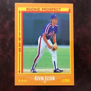 1988 Score GLOSSY Set KEVIN ELSTER ROOKIE #624 NY METS ** MINT ** HIGH GRADE ** - Picture 1 of 1