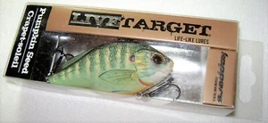 KOPPERS LIVETARGET PUMPKINSEED LURE RATTLING LIPLESS CRANK NATURAL/MATTE 7/8 OZ. - Picture 1 of 4