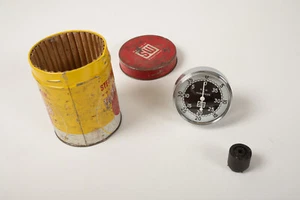 Stewart Warner Tachometer (D3L) Model 757-W (JSF6) w/Original Tin Working - Bild 1 von 11