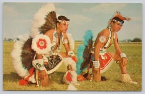 Postkarte Indianer junge Männer - Bild 1 von 2