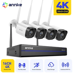 ANNKE 8MP Wireless Two-Way Talk CCTV Camera System 4K WiFi 16CH NVR Security Kit - Picture 1 of 12