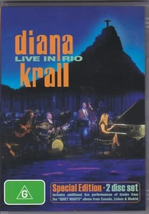 Diana Krall - Live In Rio - DVD (2 x DVD All Regions PAL) - Picture 1 of 2