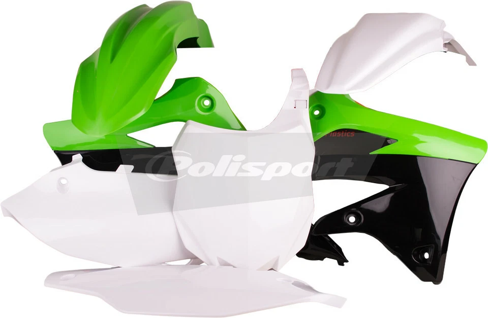 Polisport Plastic Kit Set Green Original Complete Kawasaki KX450F 2013-2015 - Image 1 of 1