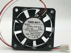 1 pcs NMB Fan 2406KL-05W-B39 DC24V 0.08A 6015 6CM 3 Pin cooling fan - Picture 1 of 3