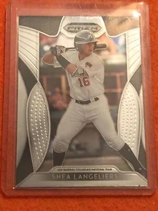 2019 Panini Prizm Draft Picks Base #26 Shea Langeliers - USA Baseball Collegiate - Picture 1 of 2