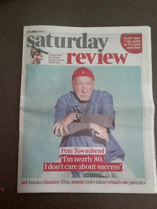 The Times Saturday Review 22/3/25 Pete Townshend The Who/Beatles book review - Picture 1 of 3