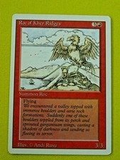 Roc of Kher Ridges - Rare Red Creature - NM - Revised Edition MTG