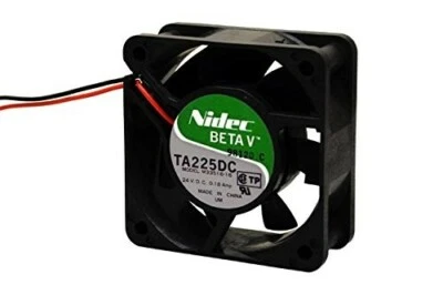 Nidec (Premier Grade) 60mm x 25mm DC 24V High Speed Fan 2Pin 0.18A 5200 RPM