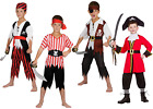 Boys Pirate Costume Caribbean Pirates Fancy Dress Kids Captain Jack
