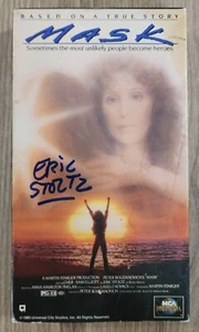 Eric Stoltz Signed Mask VHS Actor LEGEND RAD - Picture 1 of 1