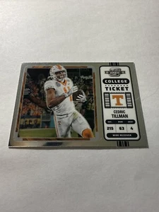 2023 Panini Chronicles Draft Picks - Contenders Optic Cedric Tillman #14 (RC) - Picture 1 of 3