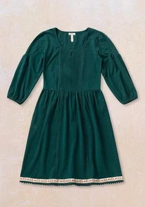Matilda Jane NADINE FANCY CHARLIE Dress Large Green Women's Friends Forever NWT - Picture 1 of 3