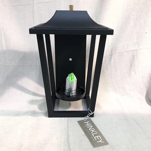 Hinkley Lighting 1744BK-LED Sullivan Outdoor Lantern Wall Sconce - Missing Shade - Picture 1 of 10