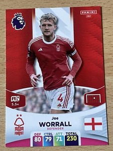 Adrenalyn XL Premier League 2023 2024 23 24 Joe Worrall Nottingham Forest