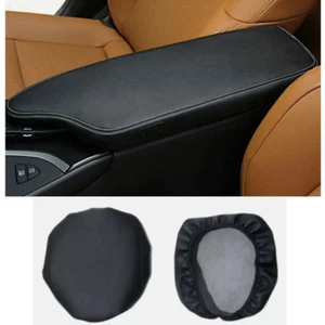 For Lexus UX200 250h 2019-2024 Black Leather Armrest Box Protector Panel Cover - Picture 1 of 8