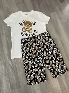 Boys Moschino teddy T shirt Shorts Set co ord Size 14 years - Picture 1 of 7