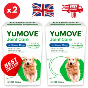 2-Pack YuMOVE Senior Dog Joint Supplement, age 8+, Higher Strength- 240 Tablets - Picture 1 of 6