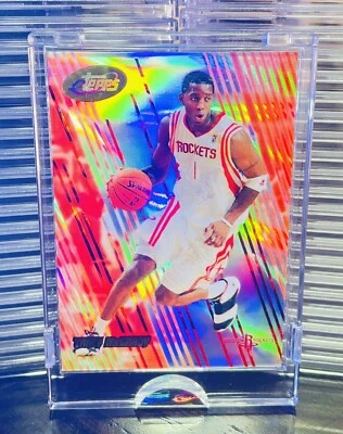 Tracy McGrady 2006 eTopps Refractor Rockets Basketball Uncirculated Card /699 - Image 1 of 2