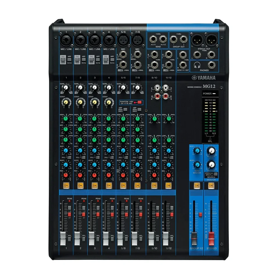 Yamaha MG12 12 Channel Mixing Console
