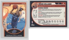 2007-08 Bowman Draft Picks & Stars Chrome Refractor /299 Deron Williams #8