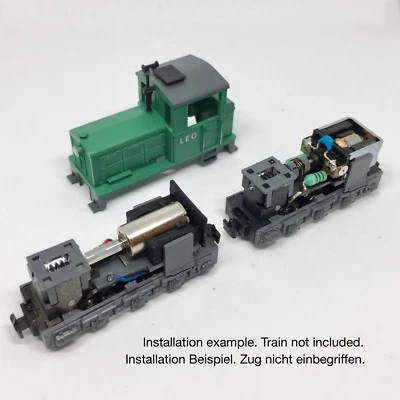 TRAMFABRIEK Roco H0e Feldbahn Diesellokomotive 12V Glockenanker Umbausatz für 33209 usw