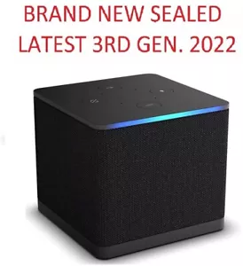 Amazon Fire TV Cube 3rd gen streaming player with Alexa Wi-Fi 6E 4K Ultra HD NEW - Picture 1 of 10