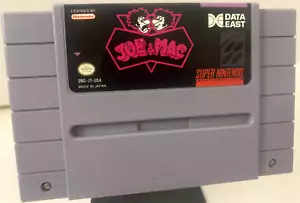 JOE & MAC | NINTENDO SNES | NTSC-U | US SELLER | AUTHENTIC | CLEANED - Picture 1 of 3