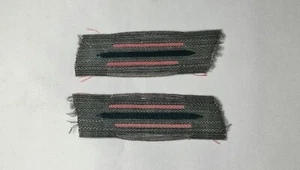 WW2 Original German Panzer Collar Tabs  - Picture 1 of 2