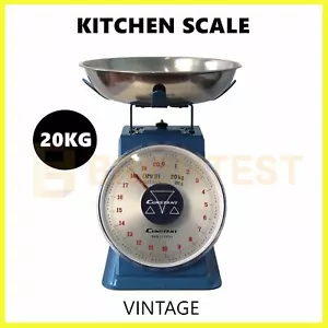 Vintage Mechanical Kitchen Scale Food Weighing Dial Scales Retro Postal 20kg - Picture 1 of 6