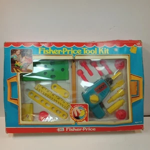 VINTAGE 1978 Fisher Price Tool Kit 924 in Original Box. - Picture 1 of 9