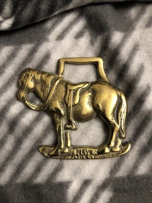Vintage Horse Brass Equestrian Collectable - Image 1 of 4