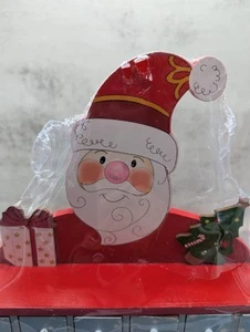 Kurt S. Adler Wooden Advent Calendar Santa Hug countdown to Christmas - Picture 1 of 7