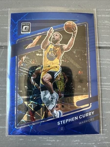 2021-22 Donruss Optic Blue Velocity #128 Stephen Curry Golden State Warriors - Picture 1 of 2