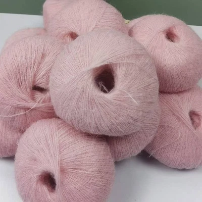 12 bolas de fio de alpaca bebê mohair alta contagem - macio e leve 300 g (10,6 oz) - Imagem 1 de 4