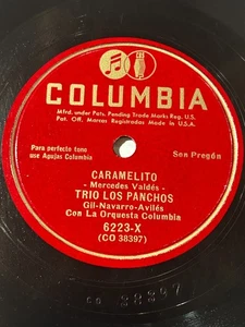 Columbia Latin 78 - trio Los Panchos - Carmelito / Lejos Borinquen - Cuban - Picture 1 of 4