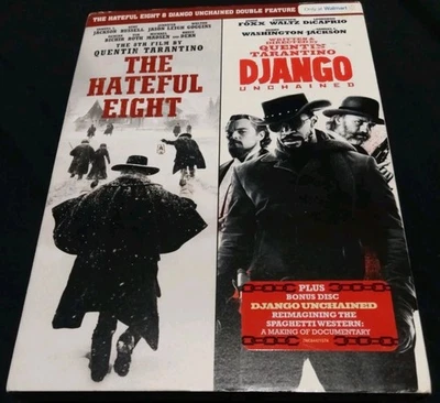 The Hateful Eight/ Django Unchained DVD Combo Set wth Slipcover Brand New Sealed - Image 1 of 3