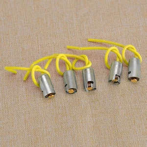 5pcs BA9S Car Truck Light Bulb Sockets Holders With Wire Connectors top - Picture 1 of 5