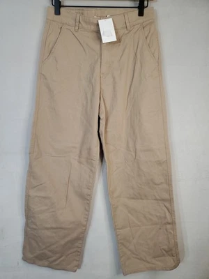 H&M Cargo Pants Carpenter Utility Y2K Straight Leg Beige Baggy Boys Youth 14 - Image 1 of 4