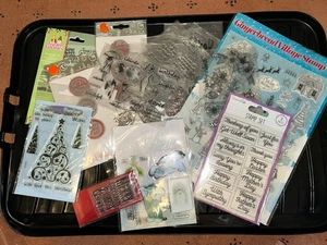 Bundle Clear Silicone Stamps Scrapbooking Album Card make embelishments - Picture 1 of 1