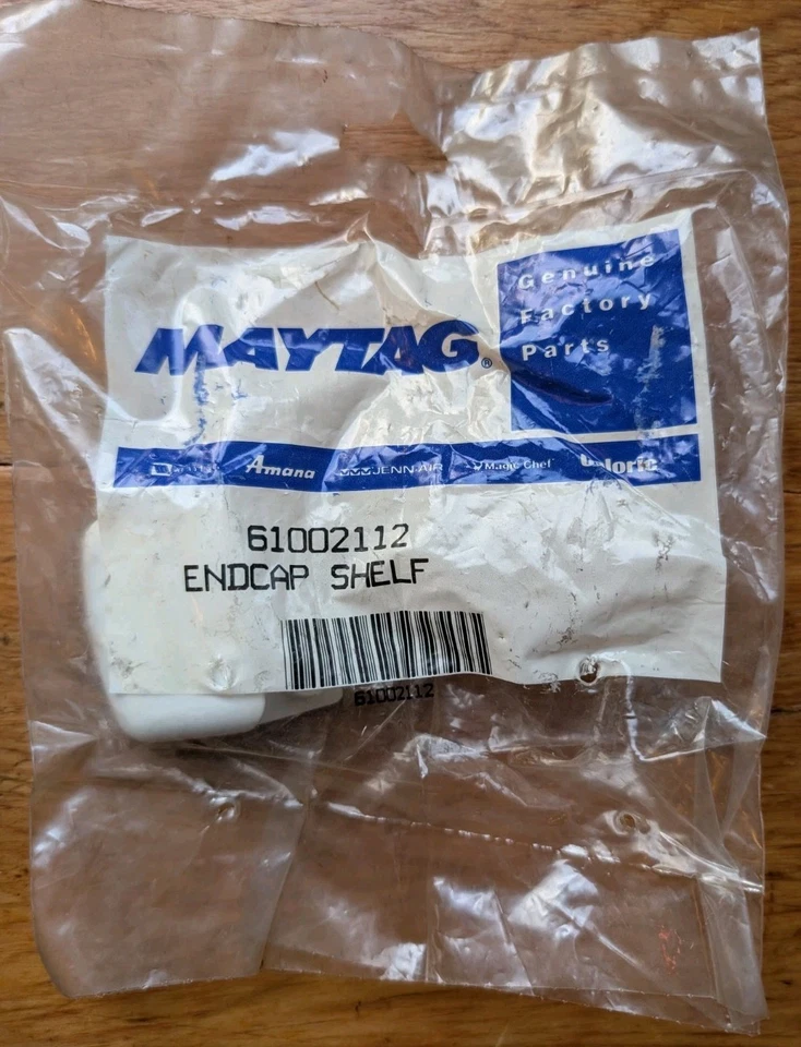 WP61002112 for Whirlpool Refrigerator Shelf End Cap