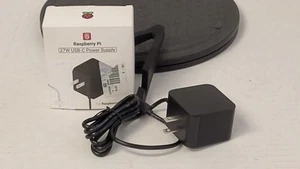 Raspberry Pi 5 27W USB-C Power Supply, Black - Picture 1 of 1
