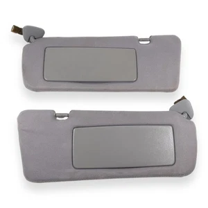 1997-2001 Toyota Camry Driver & Passenger Side Sun Visor Set Pair Gray Lighted - Picture 1 of 9