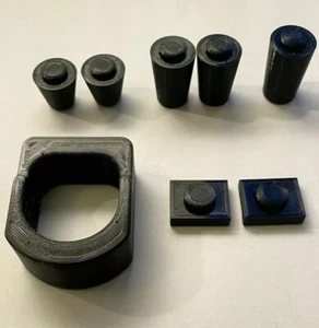 85-87 HONDA ATC 250SX 250ES BIG RED SKID PLATE RUBBER GROMMETS KIT *3D PRINTED* - Picture 1 of 9