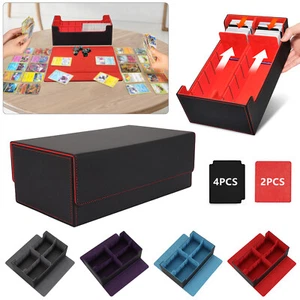 Premium Doppelreihige Deck Box 910+ Karten TCG CCG LCG Hülle Schutz Magnet Flip - Bild 1 von 17