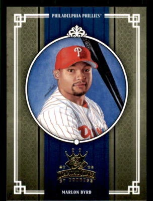 2005 Donruss Diamond Kings  #382 Marlon Byrd Philadelphia Phillies - Image 1 of 2